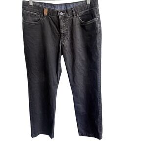 Hiltl The Ultimate Trouser Mens Sz 34 Dark‎ Jeans Relaxed Mid Rise Pants